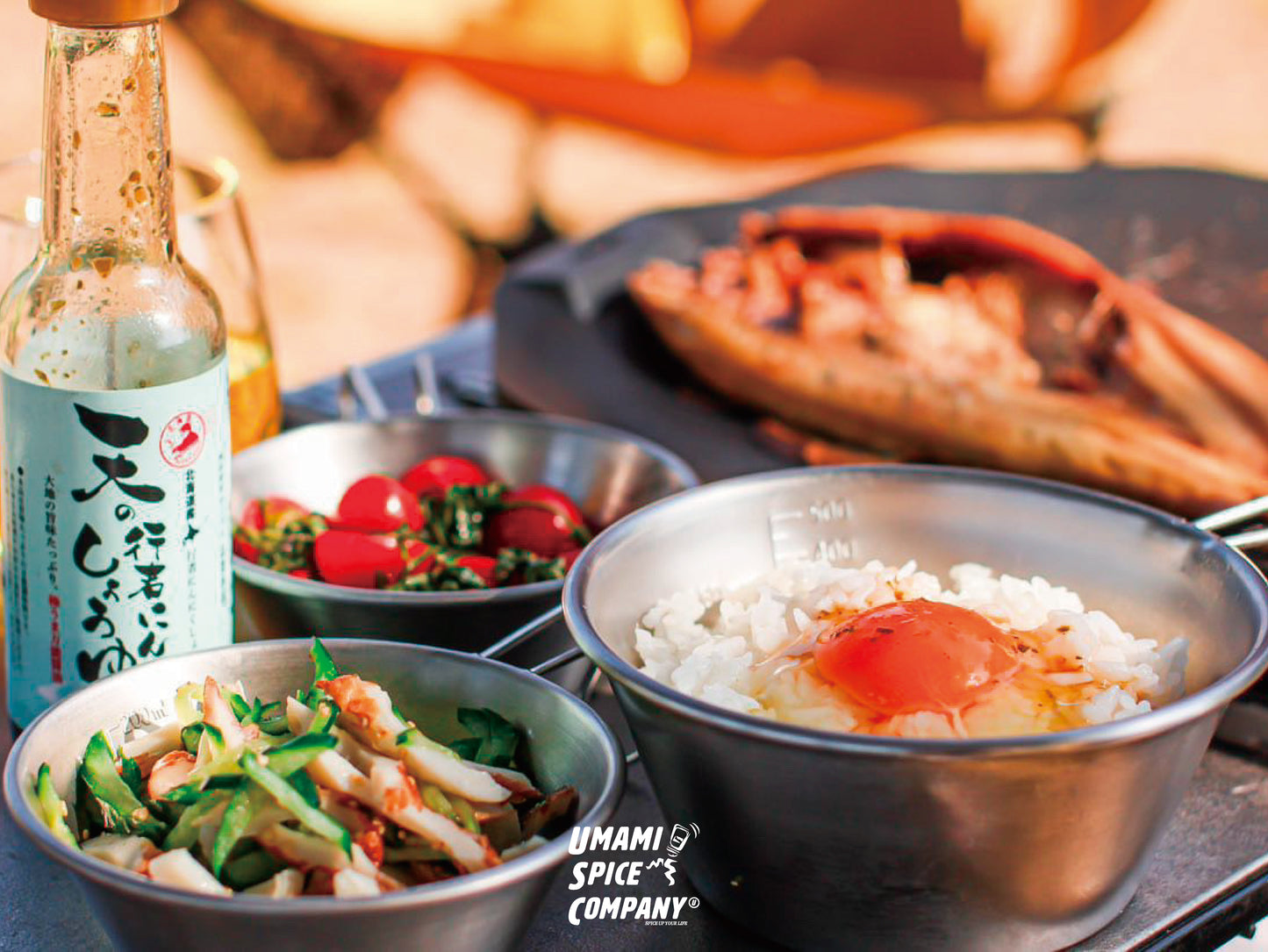 【新商品】天の行者にんにくしょうゆ 150mlボトル と 【大人気】UMA! UMA! HARISSA 90g ボトルセット