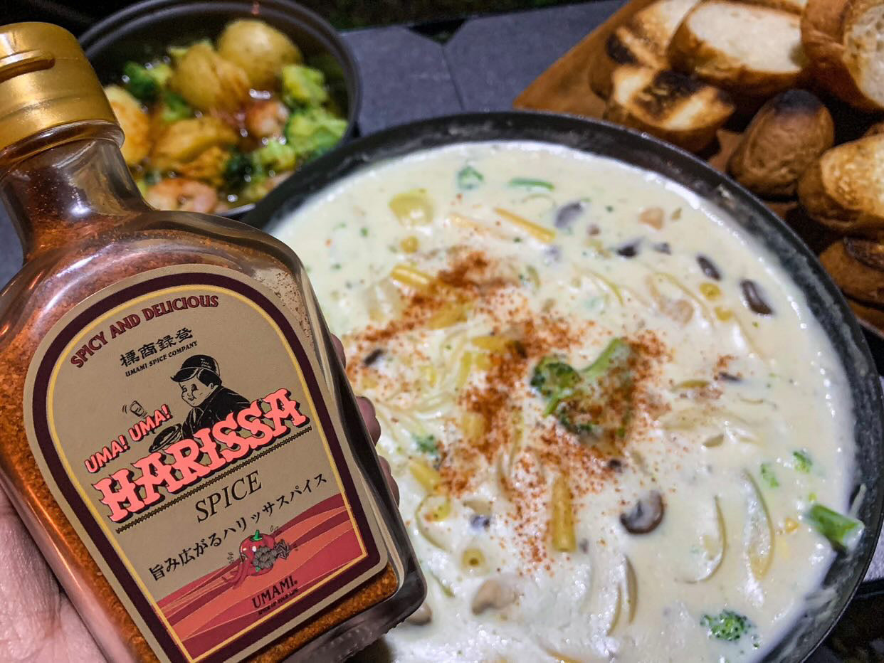 【UMAMI 3兄弟】「THE ULTRA UMAMI SPICE」「Wahoo! BBQ SAUCE」「UMA! UMA! HARISSA」 合計3本セット