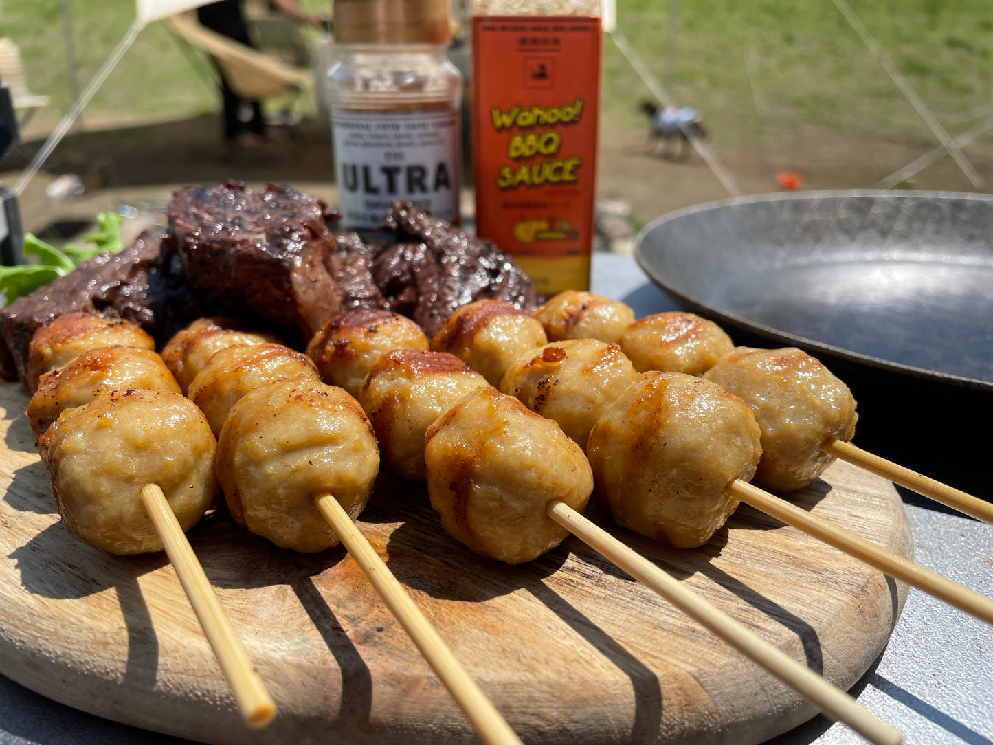 NEW!「Wahoo! BBQ SAUCE 200ml ボトル」1本と「THE ULTRA UMAMI SPICE 100g ボトル」2本の合計3本セット